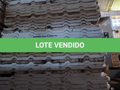 LOTE 107 - 01 LOTE COM ISOPOR PARA TELHAS (NO ESTADO, NÃO SABEMOS SE FUNCIONA. LEILÃO NÃO TEM GARANTIA E NEM DEVOLUÇÃO).