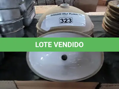 LOTE 323 - 01 LOTE COM CUBAS PARA LAVATÓRIOS (NO ESTADO, NÃO SABEMOS SE FUNCIONA. LEILÃO NÃO TEM GARANTIA E NEM DEVOLUÇÃO).