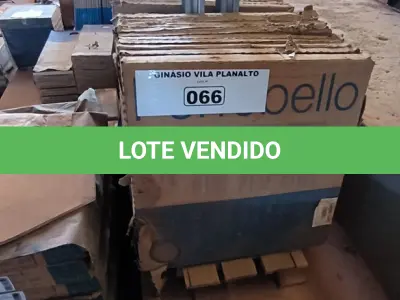 LOTE 066 - 22 CAIXAS DE PISO 60X60 PORTOBELLO MINERAL GRAFITE (NO ESTADO, NÃO SABEMOS SE FUNCIONA. LEILÃO NÃO TEM GARANTIA E NEM DEVOLUÇÃO). 