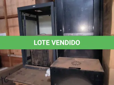 LOTE 329 - 01 LOTE COM RACKS PARA SERVIDOR (NO ESTADO, NÃO SABEMOS SE FUNCIONA. LEILÃO NÃO TEM GARANTIA E NEM DEVOLUÇÃO).
