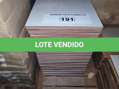 LOTE 191 - 01 LOTE COM PISOS 45X45 DIVERSOS (NO ESTADO, NÃO SABEMOS SE FUNCIONA. LEILÃO NÃO TEM GARANTIA E NEM DEVOLUÇÃO).
