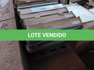 LOTE 122 - 01 LOTE COM RODAPÉS PORTOBELLO 10X60 CITY CARAMEL (NO ESTADO, NÃO SABEMOS SE FUNCIONA. LEILÃO NÃO TEM GARANTIA E NEM DEVOLUÇÃO).