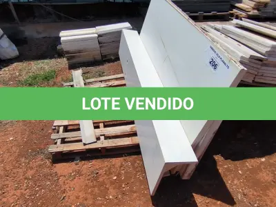 LOTE 206 - 01 LOTE COM PLACAS EM GRANITO BRANCO (NO ESTADO, NÃO SABEMOS SE FUNCIONA. LEILÃO NÃO TEM GARANTIA E NEM DEVOLUÇÃO).
