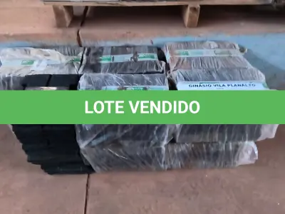 LOTE 176 - 01 LOTE COM PISOS EM BORRACHA (NO ESTADO, NÃO SABEMOS SE FUNCIONA. LEILÃO NÃO TEM GARANTIA E NEM DEVOLUÇÃO).