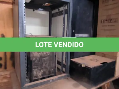 LOTE 329 - 01 LOTE COM RACKS PARA SERVIDOR (NO ESTADO, NÃO SABEMOS SE FUNCIONA. LEILÃO NÃO TEM GARANTIA E NEM DEVOLUÇÃO).