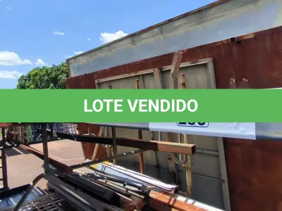 LOTE 230 - 01 LOTE COM PERFIS EM FERRO (NO ESTADO, NÃO SABEMOS SE FUNCIONA. LEILÃO NÃO TEM GARANTIA E NEM DEVOLUÇÃO).