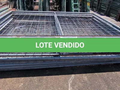 LOTE 239 - 01 LOTE COM GRADES EM FERRO COM TELA DE ALAMBRADO (NO ESTADO, NÃO SABEMOS SE FUNCIONA. LEILÃO NÃO TEM GARANTIA E NEM DEVOLUÇÃO).