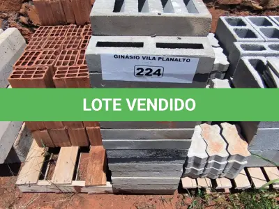 LOTE 224 - 01 LOTE COM PLACAS EM CONCRETO FURADAS (NO ESTADO, NÃO SABEMOS SE FUNCIONA. LEILÃO NÃO TEM GARANTIA E NEM DEVOLUÇÃO).