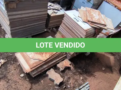 LOTE 312 - 01 LOTE COM REVESTIMENTOS DIVERSOS (NO ESTADO, NÃO SABEMOS SE FUNCIONA. LEILÃO NÃO TEM GARANTIA E NEM DEVOLUÇÃO).