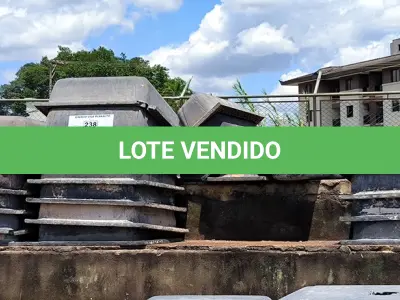 LOTE 238 - 01 LOTE COM CUBAS EM PLÁSTICO PARA LAJE (NO ESTADO, NÃO SABEMOS SE FUNCIONA. LEILÃO NÃO TEM GARANTIA E NEM DEVOLUÇÃO).