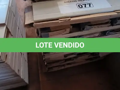 LOTE 077 - 01 LOTE COM RODAPÉS PORTOBELLO 15X60 (NO ESTADO, NÃO SABEMOS SE FUNCIONA. LEILÃO NÃO TEM GARANTIA E NEM DEVOLUÇÃO).