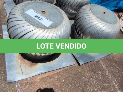 LOTE 253 - 02 EXAUSTORES PARA GALPÃO (NO ESTADO, NÃO SABEMOS SE FUNCIONA. LEILÃO NÃO TEM GARANTIA E NEM DEVOLUÇÃO).