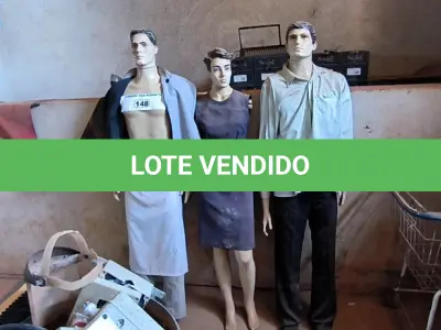 LOTE 148 - 03 MANEQUINS (NO ESTADO, NÃO SABEMOS SE FUNCIONA. LEILÃO NÃO TEM GARANTIA E NEM DEVOLUÇÃO).
