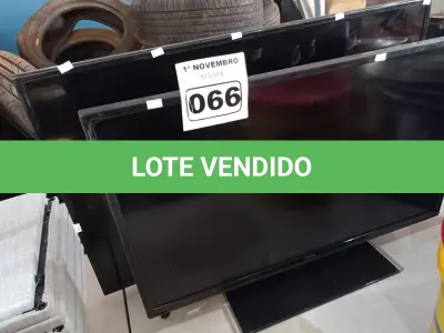 LOTE 066 - 02 TV’S MARCAS E MODELOS DIVERSOS PARA RETIRADA DE PEÇAS. (NO ESTADO) ATENÇÃO! FAZER A VISITAÇÃO ANTES DE ARREMATAR, NÃO SABEMOS SE FUNCIONA. LEILÃO NÃO TEM GARANTIA E NEM DEVOLUÇÃO, SUJEITO A POSSÍVEIS AVARIAS VISÍVEIS/OCULTAS E/OU AUSÊNCIA DE COMPONENTES.