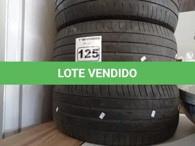 LOTE 125 - 04 PNEUS MEIA VIDA 225/45/17. (NO ESTADO) ATENÇÃO! FAZER A VISITAÇÃO ANTES DE ARREMATAR, NÃO SABEMOS SE FUNCIONA. LEILÃO NÃO TEM GARANTIA E NEM DEVOLUÇÃO, SUJEITO A POSSÍVEIS AVARIAS VISÍVEIS/OCULTAS E/OU AUSÊNCIA DE COMPONENTES.