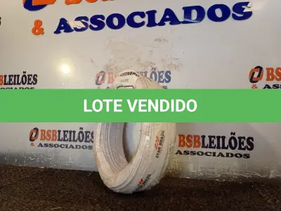 LOTE 130 - 01 ROLO DE CABO FLEXÍVEL 100M 1X2,5MM NA COR BRANCA(NOVO). (NO ESTADO) ATENÇÃO! FAZER A VISITAÇÃO ANTES DE ARREMATAR, NÃO SABEMOS SE FUNCIONA. LEILÃO NÃO TEM GARANTIA E NEM DEVOLUÇÃO, SUJEITO A POSSÍVEIS AVARIAS VISÍVEIS/OCULTAS E/OU AUSÊNCIA DE COMPONENTES.