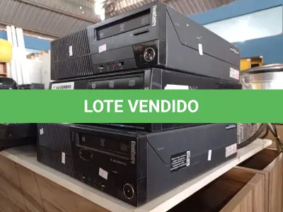 LOTE 135 - 03 CPU’S MARCAS E MODELOS DIVERSOS. (NO ESTADO) ATENÇÃO! FAZER A VISITAÇÃO ANTES DE ARREMATAR, NÃO SABEMOS SE FUNCIONA. LEILÃO NÃO TEM GARANTIA E NEM DEVOLUÇÃO, SUJEITO A POSSÍVEIS AVARIAS VISÍVEIS/OCULTAS E/OU AUSÊNCIA DE COMPONENTES.