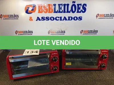 LOTE 134 - 02 FORNOS ELÉTRICOS BRITANIA 220V. (NO ESTADO) ATENÇÃO! FAZER A VISITAÇÃO ANTES DE ARREMATAR, NÃO SABEMOS SE FUNCIONA. LEILÃO NÃO TEM GARANTIA E NEM DEVOLUÇÃO, SUJEITO A POSSÍVEIS AVARIAS VISÍVEIS/OCULTAS E/OU AUSÊNCIA DE COMPONENTES.