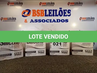 LOTE 021 - 04 CAIXAS COM BISNAGAS DE SILICONE MULTIUSO. (NO ESTADO) ATENÇÃO! FAZER A VISITAÇÃO ANTES DE ARREMATAR, NÃO SABEMOS SE FUNCIONA. LEILÃO NÃO TEM GARANTIA E NEM DEVOLUÇÃO, SUJEITO A POSSÍVEIS AVARIAS VISÍVEIS/OCULTAS E/OU AUSÊNCIA DE COMPONENTES.