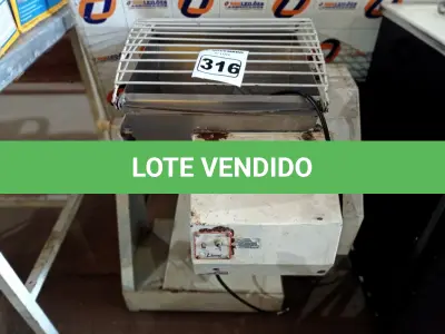 LOTE 316 - 01 MASSEIRA INDUSTRIAL LIEME. (NO ESTADO) ATENÇÃO! FAZER A VISITAÇÃO ANTES DE ARREMATAR, NÃO SABEMOS SE FUNCIONA. LEILÃO NÃO TEM GARANTIA E NEM DEVOLUÇÃO, SUJEITO A POSSÍVEIS AVARIAS VISÍVEIS/OCULTAS E/OU AUSÊNCIA DE COMPONENTES.