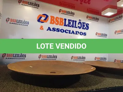 LOTE 017 - 02 DISCOS DE ARADO. (NO ESTADO) ATENÇÃO! FAZER A VISITAÇÃO ANTES DE ARREMATAR, NÃO SABEMOS SE FUNCIONA. LEILÃO NÃO TEM GARANTIA E NEM DEVOLUÇÃO, SUJEITO A POSSÍVEIS AVARIAS VISÍVEIS/OCULTAS E/OU AUSÊNCIA DE COMPONENTES.