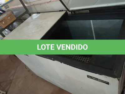LOTE 292 - 01 FREEZER HORIZONTAL COM 02 TAMPAS. (NO ESTADO) ATENÇÃO! FAZER A VISITAÇÃO ANTES DE ARREMATAR, NÃO SABEMOS SE FUNCIONA. LEILÃO NÃO TEM GARANTIA E NEM DEVOLUÇÃO, SUJEITO A POSSÍVEIS AVARIAS VISÍVEIS/OCULTAS E/OU AUSÊNCIA DE COMPONENTES.
