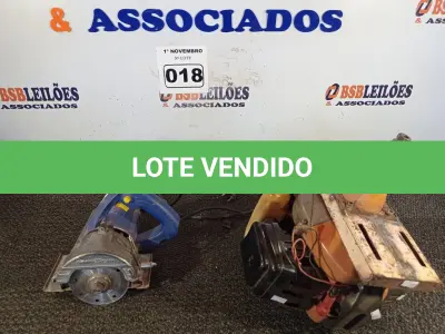 LOTE 018 - 01 MOTOR DE ROÇADEIRA E 01 SERRA MÁRMORE MARCAS E MODELOS DIVERSOS. (NO ESTADO) ATENÇÃO! FAZER A VISITAÇÃO ANTES DE ARREMATAR, NÃO SABEMOS SE FUNCIONA. LEILÃO NÃO TEM GARANTIA E NEM DEVOLUÇÃO, SUJEITO A POSSÍVEIS AVARIAS VISÍVEIS/OCULTAS E/OU AUSÊNCIA DE COMPONENTES.