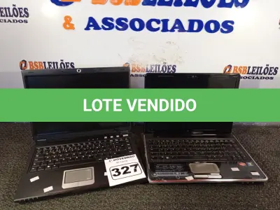 LOTE 327 - 02 NOTEBOOK’S MARCAS HP/AMAZON PC. (NO ESTADO) ATENÇÃO! FAZER A VISITAÇÃO ANTES DE ARREMATAR, NÃO SABEMOS SE FUNCIONA. LEILÃO NÃO TEM GARANTIA E NEM DEVOLUÇÃO, SUJEITO A POSSÍVEIS AVARIAS VISÍVEIS/OCULTAS E/OU AUSÊNCIA DE COMPONENTES.
