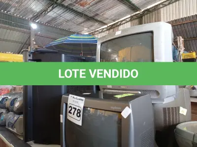 LOTE 278 - 04 TV’S DE TUBO MARCAS E MODELOS DIVERSOS. (NO ESTADO) ATENÇÃO! FAZER A VISITAÇÃO ANTES DE ARREMATAR, NÃO SABEMOS SE FUNCIONA. LEILÃO NÃO TEM GARANTIA E NEM DEVOLUÇÃO, SUJEITO A POSSÍVEIS AVARIAS VISÍVEIS/OCULTAS E/OU AUSÊNCIA DE COMPONENTES.