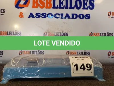 LOTE 149 - 01 FOGÃO A GÁS 02 BOCAS CAMPING/PESCA. (NO ESTADO) ATENÇÃO! FAZER A VISITAÇÃO ANTES DE ARREMATAR, NÃO SABEMOS SE FUNCIONA. LEILÃO NÃO TEM GARANTIA E NEM DEVOLUÇÃO, SUJEITO A POSSÍVEIS AVARIAS VISÍVEIS/OCULTAS E/OU AUSÊNCIA DE COMPONENTES.