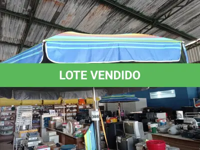 LOTE 308 - 01 GUARDA SOL. (NO ESTADO) ATENÇÃO! FAZER A VISITAÇÃO ANTES DE ARREMATAR, NÃO SABEMOS SE FUNCIONA. LEILÃO NÃO TEM GARANTIA E NEM DEVOLUÇÃO, SUJEITO A POSSÍVEIS AVARIAS VISÍVEIS/OCULTAS E/OU AUSÊNCIA DE COMPONENTES.