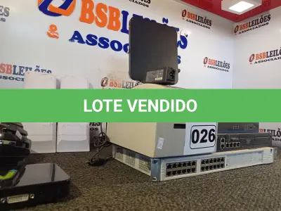 LOTE 026 - 01 LOTE COM PERIFÉRICOS DE INFORMÁTICA DIVERSOS. (NO ESTADO) ATENÇÃO! FAZER A VISITAÇÃO ANTES DE ARREMATAR, NÃO SABEMOS SE FUNCIONA. LEILÃO NÃO TEM GARANTIA E NEM DEVOLUÇÃO, SUJEITO A POSSÍVEIS AVARIAS VISÍVEIS/OCULTAS E/OU AUSÊNCIA DE COMPONENTES.