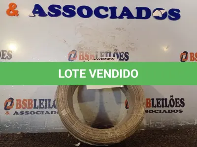 LOTE 120 - 01 ROLO DE CABO FLEXÍVEL 100M 1X2,5MM NA COR CINZA(NOVO). (NO ESTADO) ATENÇÃO! FAZER A VISITAÇÃO ANTES DE ARREMATAR, NÃO SABEMOS SE FUNCIONA. LEILÃO NÃO TEM GARANTIA E NEM DEVOLUÇÃO, SUJEITO A POSSÍVEIS AVARIAS VISÍVEIS/OCULTAS E/OU AUSÊNCIA DE COMPONENTES.