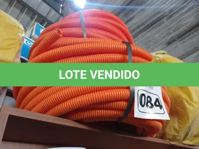 LOTE 084 - 02 ROLOS DE MANGUEIRA CORRUGADA. (NO ESTADO) ATENÇÃO! FAZER A VISITAÇÃO ANTES DE ARREMATAR, NÃO SABEMOS SE FUNCIONA. LEILÃO NÃO TEM GARANTIA E NEM DEVOLUÇÃO, SUJEITO A POSSÍVEIS AVARIAS VISÍVEIS/OCULTAS E/OU AUSÊNCIA DE COMPONENTES.