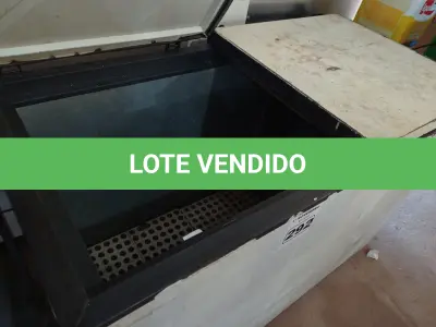 LOTE 292 - 01 FREEZER HORIZONTAL COM 02 TAMPAS. (NO ESTADO) ATENÇÃO! FAZER A VISITAÇÃO ANTES DE ARREMATAR, NÃO SABEMOS SE FUNCIONA. LEILÃO NÃO TEM GARANTIA E NEM DEVOLUÇÃO, SUJEITO A POSSÍVEIS AVARIAS VISÍVEIS/OCULTAS E/OU AUSÊNCIA DE COMPONENTES.