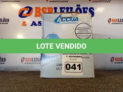 LOTE 041 - 01 UMIDIFICADOR E 01 MINI AR CONDICIONADO DE MESA. (NO ESTADO) ATENÇÃO! FAZER A VISITAÇÃO ANTES DE ARREMATAR, NÃO SABEMOS SE FUNCIONA. LEILÃO NÃO TEM GARANTIA E NEM DEVOLUÇÃO, SUJEITO A POSSÍVEIS AVARIAS VISÍVEIS/OCULTAS E/OU AUSÊNCIA DE COMPONENTES.