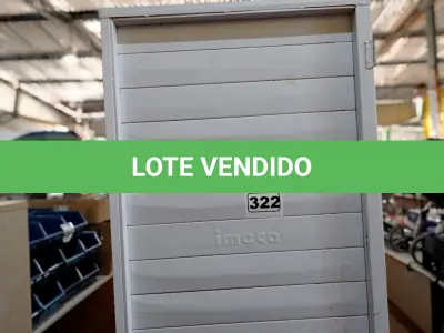 LOTE 322 - 01 ARMÁRIO PARA PÃES. (NO ESTADO) ATENÇÃO! FAZER A VISITAÇÃO ANTES DE ARREMATAR, NÃO SABEMOS SE FUNCIONA. LEILÃO NÃO TEM GARANTIA E NEM DEVOLUÇÃO, SUJEITO A POSSÍVEIS AVARIAS VISÍVEIS/OCULTAS E/OU AUSÊNCIA DE COMPONENTES.