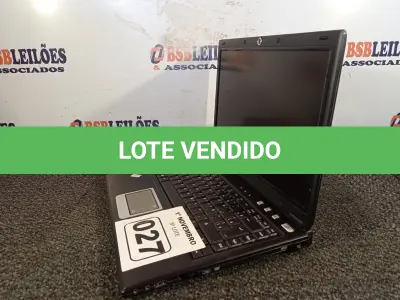 LOTE 027 - 01 NOTEBOOK MARCA AMAZON PC. (NO ESTADO) ATENÇÃO! FAZER A VISITAÇÃO ANTES DE ARREMATAR, NÃO SABEMOS SE FUNCIONA. LEILÃO NÃO TEM GARANTIA E NEM DEVOLUÇÃO, SUJEITO A POSSÍVEIS AVARIAS VISÍVEIS/OCULTAS E/OU AUSÊNCIA DE COMPONENTES.
