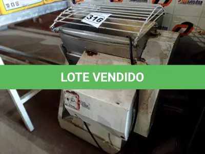 LOTE 316 - 01 MASSEIRA INDUSTRIAL LIEME. (NO ESTADO) ATENÇÃO! FAZER A VISITAÇÃO ANTES DE ARREMATAR, NÃO SABEMOS SE FUNCIONA. LEILÃO NÃO TEM GARANTIA E NEM DEVOLUÇÃO, SUJEITO A POSSÍVEIS AVARIAS VISÍVEIS/OCULTAS E/OU AUSÊNCIA DE COMPONENTES.