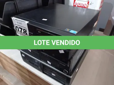 LOTE 078 - 03 CPU’S MARCA POSITIVO. (NO ESTADO) ATENÇÃO! FAZER A VISITAÇÃO ANTES DE ARREMATAR, NÃO SABEMOS SE FUNCIONA. LEILÃO NÃO TEM GARANTIA E NEM DEVOLUÇÃO, SUJEITO A POSSÍVEIS AVARIAS VISÍVEIS/OCULTAS E/OU AUSÊNCIA DE COMPONENTES.