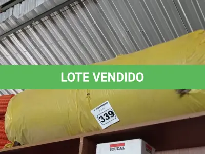 LOTE 339 - 01 ROLO DE LÃ DE VIDRO. (NO ESTADO) ATENÇÃO! FAZER A VISITAÇÃO ANTES DE ARREMATAR, NÃO SABEMOS SE FUNCIONA. LEILÃO NÃO TEM GARANTIA E NEM DEVOLUÇÃO, SUJEITO A POSSÍVEIS AVARIAS VISÍVEIS/OCULTAS E/OU AUSÊNCIA DE COMPONENTES.