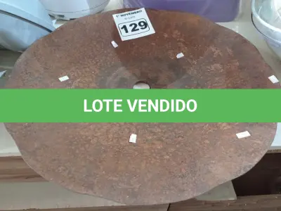 LOTE 129 - 02 DISCOS DE ARADO. (NO ESTADO) ATENÇÃO! FAZER A VISITAÇÃO ANTES DE ARREMATAR, NÃO SABEMOS SE FUNCIONA. LEILÃO NÃO TEM GARANTIA E NEM DEVOLUÇÃO, SUJEITO A POSSÍVEIS AVARIAS VISÍVEIS/OCULTAS E/OU AUSÊNCIA DE COMPONENTES.