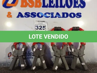 LOTE 325 - 04 TESTADORES DE CORRENTE. (NO ESTADO) ATENÇÃO! FAZER A VISITAÇÃO ANTES DE ARREMATAR, NÃO SABEMOS SE FUNCIONA. LEILÃO NÃO TEM GARANTIA E NEM DEVOLUÇÃO, SUJEITO A POSSÍVEIS AVARIAS VISÍVEIS/OCULTAS E/OU AUSÊNCIA DE COMPONENTES.