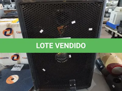 LOTE 364 - 01 CAIXA DE SOM PASSIVA. (NO ESTADO) ATENÇÃO! FAZER A VISITAÇÃO ANTES DE ARREMATAR, NÃO SABEMOS SE FUNCIONA. LEILÃO NÃO TEM GARANTIA E NEM DEVOLUÇÃO, SUJEITO A POSSÍVEIS AVARIAS VISÍVEIS/OCULTAS E/OU AUSÊNCIA DE COMPONENTES.