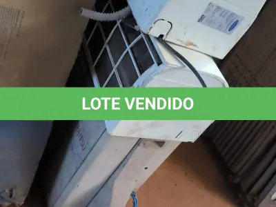 LOTE 350 - 01 AR CONDICIONADO FUJITSU E 02 EVAPORADORAS DE MARCAS DIFERENTES.(NO ESTADO, NÃO SABEMOS SE FUNCIONA. LEILÃO NÃO TEM GARANTIA E NEM DEVOLUÇÃO).