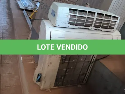 LOTE 350 - 01 AR CONDICIONADO FUJITSU E 02 EVAPORADORAS DE MARCAS DIFERENTES.(NO ESTADO, NÃO SABEMOS SE FUNCIONA. LEILÃO NÃO TEM GARANTIA E NEM DEVOLUÇÃO).