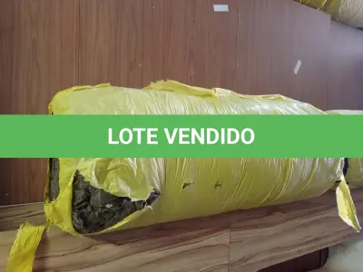 LOTE 430 - 01 ROLO DE LÃ DE VIDRO. (NO ESTADO) ATENÇÃO! FAZER A VISITAÇÃO ANTES DE ARREMATAR, NÃO SABEMOS SE FUNCIONA. LEILÃO NÃO TEM GARANTIA E NEM DEVOLUÇÃO, SUJEITO A POSSÍVEIS AVARIAS VISÍVEIS/OCULTAS E/OU AUSÊNCIA DE COMPONENTES.