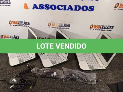 LOTE 048 - 03 NETBOOK’S MARCAS POSITIVO COM FONTE. (NO ESTADO) ATENÇÃO! FAZER A VISITAÇÃO ANTES DE ARREMATAR, NÃO SABEMOS SE FUNCIONA. LEILÃO NÃO TEM GARANTIA E NEM DEVOLUÇÃO, SUJEITO A POSSÍVEIS AVARIAS VISÍVEIS/OCULTAS E/OU AUSÊNCIA DE COMPONENTES.