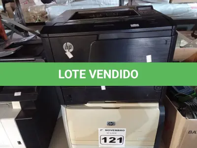LOTE 121 - 02 IMPRESSORAS MARCAS HP MODELOS LASER JET PRO 400/LASER JET P2055DN. (NO ESTADO) ATENÇÃO! FAZER A VISITAÇÃO ANTES DE ARREMATAR, NÃO SABEMOS SE FUNCIONA. LEILÃO NÃO TEM GARANTIA E NEM DEVOLUÇÃO, SUJEITO A POSSÍVEIS AVARIAS VISÍVEIS/OCULTAS E/OU AUSÊNCIA DE COMPONENTES.