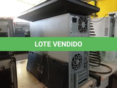 LOTE 295 - 01 CPU, 01 MONITOR E 01 TECLADO. (NO ESTADO) ATENÇÃO! FAZER A VISITAÇÃO ANTES DE ARREMATAR, NÃO SABEMOS SE FUNCIONA. LEILÃO NÃO TEM GARANTIA E NEM DEVOLUÇÃO, SUJEITO A POSSÍVEIS AVARIAS VISÍVEIS/OCULTAS E/OU AUSÊNCIA DE COMPONENTES.
